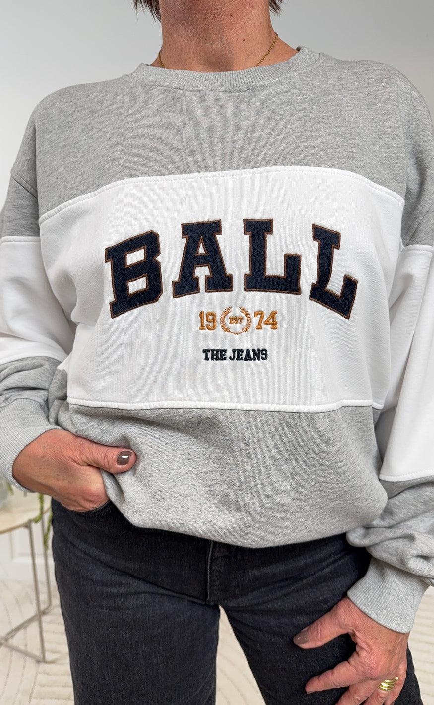 BALL Original Sweatshirt - Montana - Medium Grey Melange
