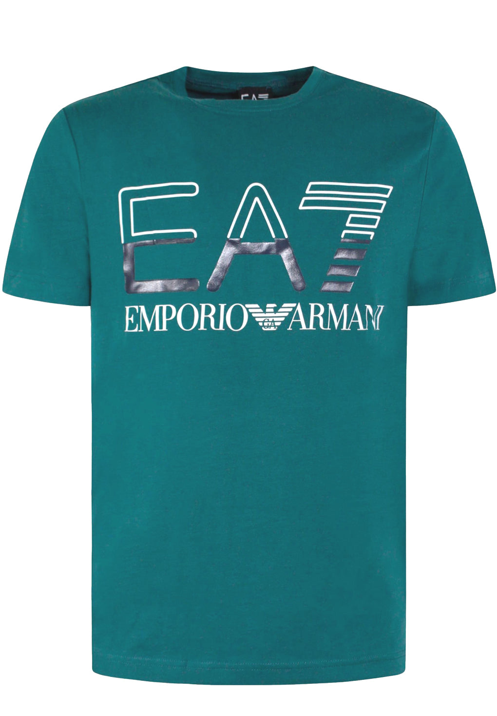 EA7 Logo Series Stretch Cotton-jersey T-shirt