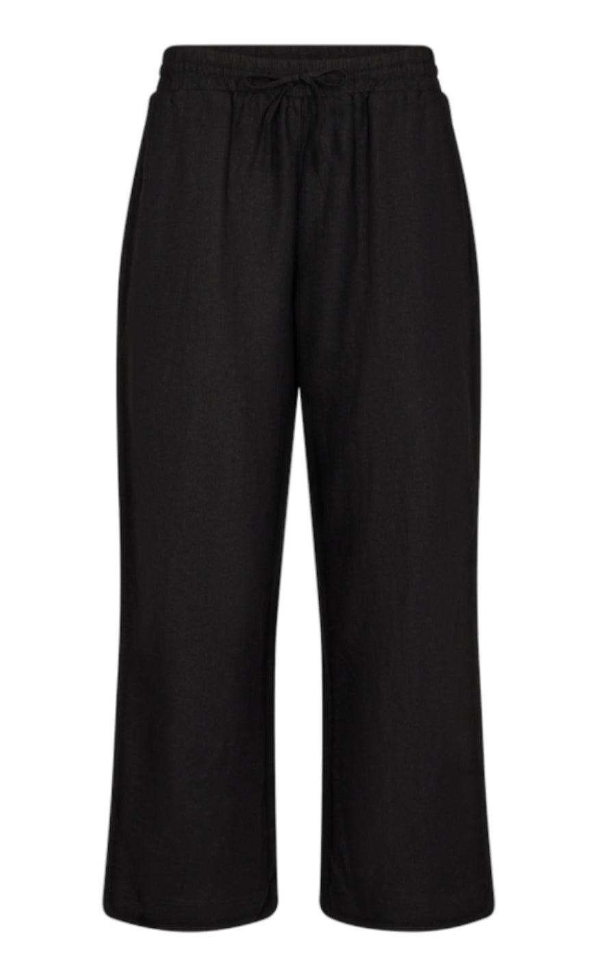 Freequent Bukser - Lava Ankle - Black