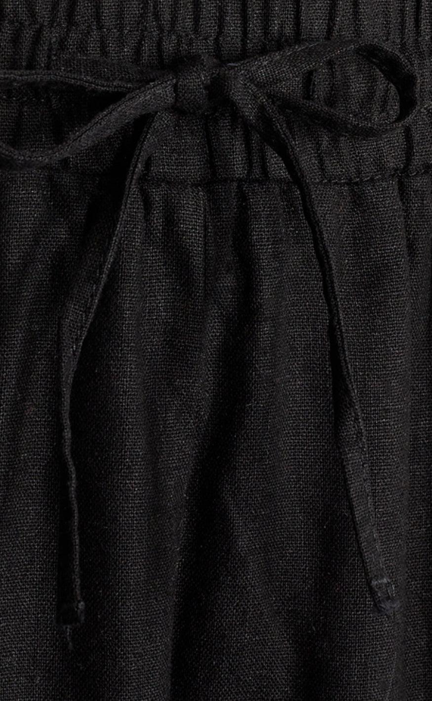 Freequent Bukser - Lava Ankle - Black