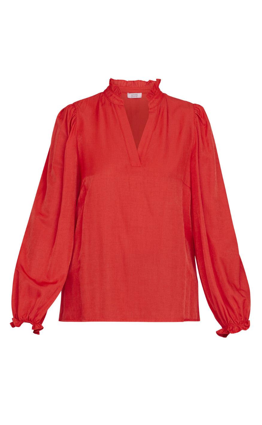 Love & Divine Bluse - Love1183 - Ruby Online Hot Salg