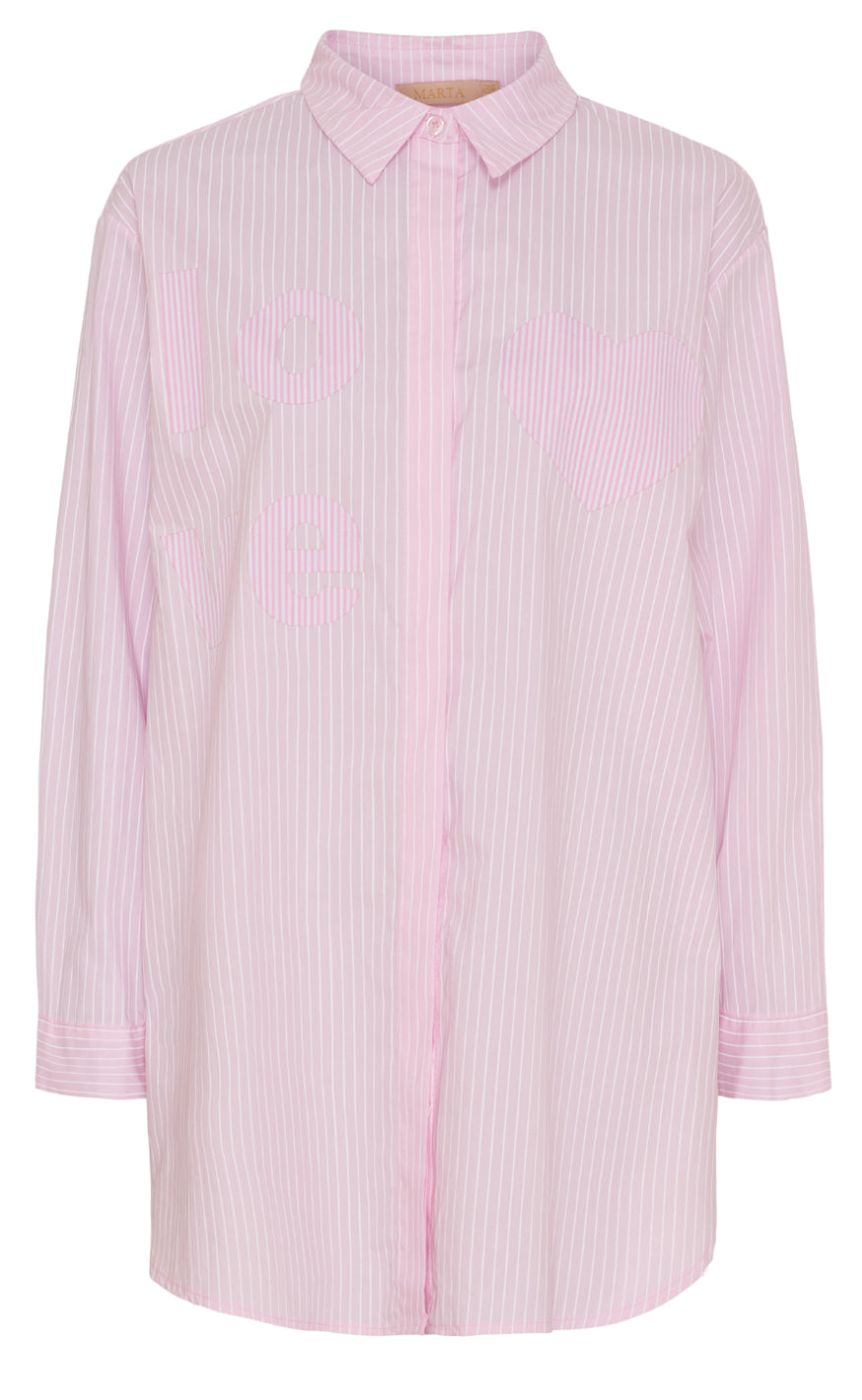 Marta Du Chateau Skjorte - Canelle - Pink på udsalg
