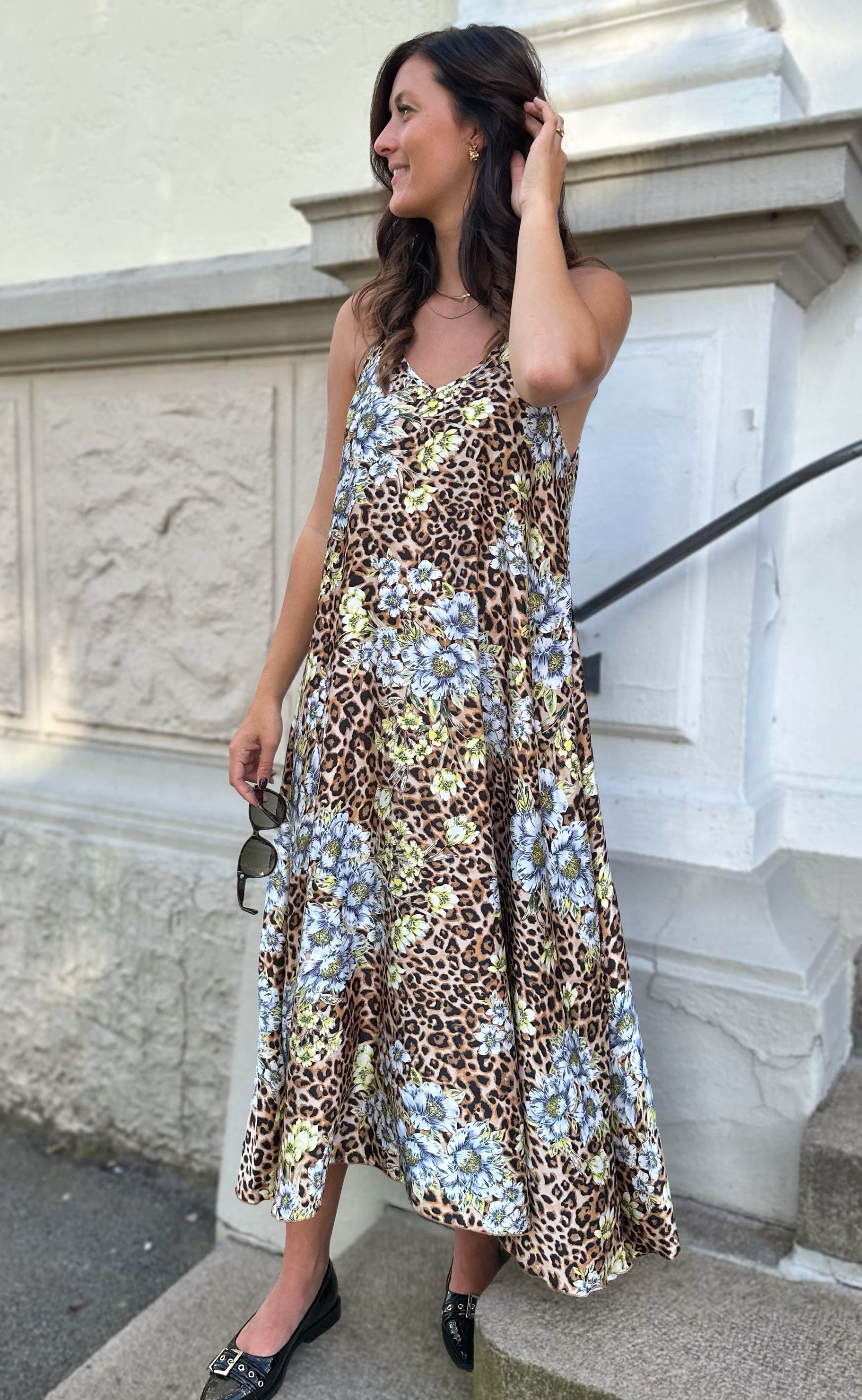Say INA Copenhagen Kjole - Klara - Leopard Flower