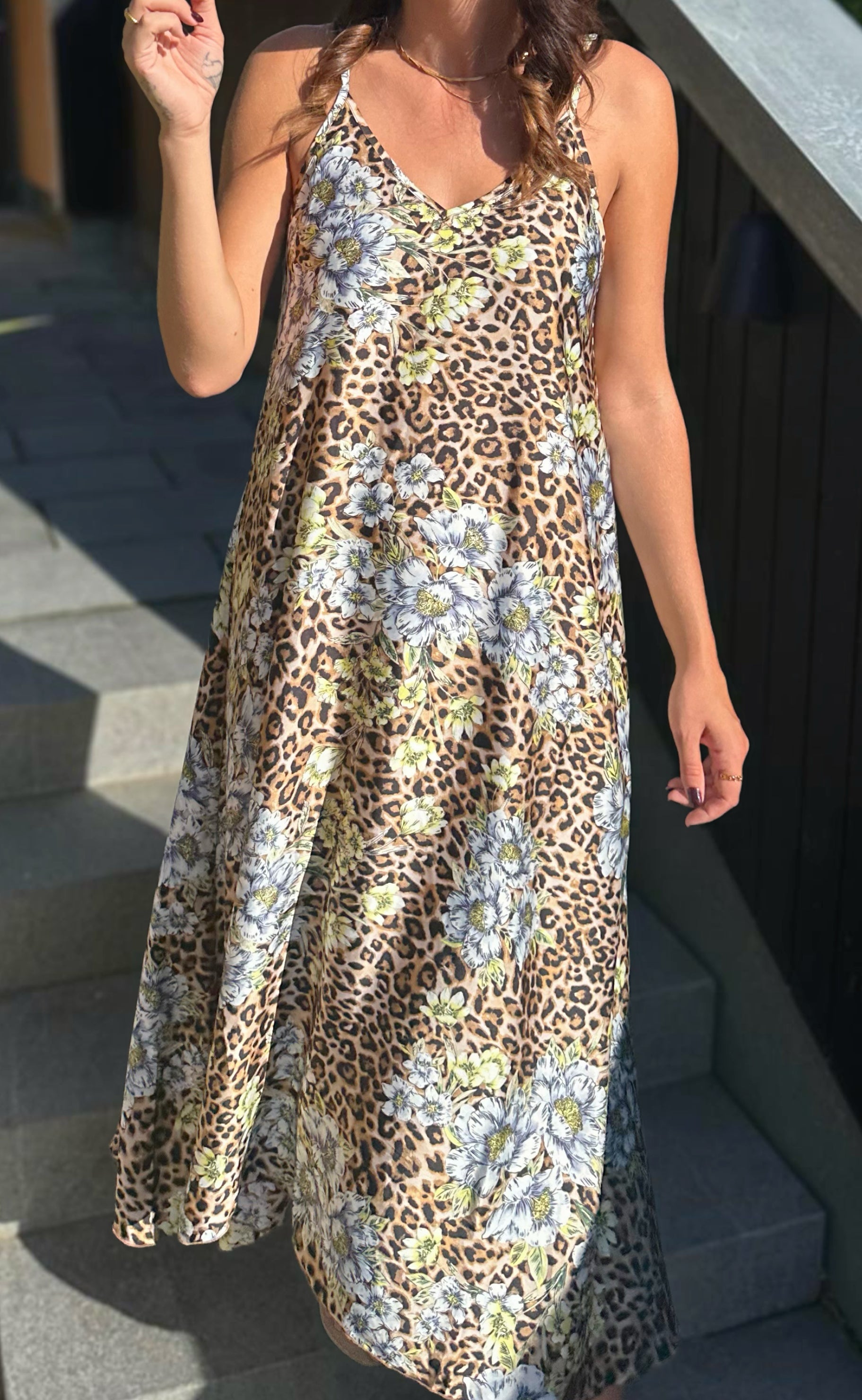 Say INA Copenhagen Kjole - Klara - Leopard Flower