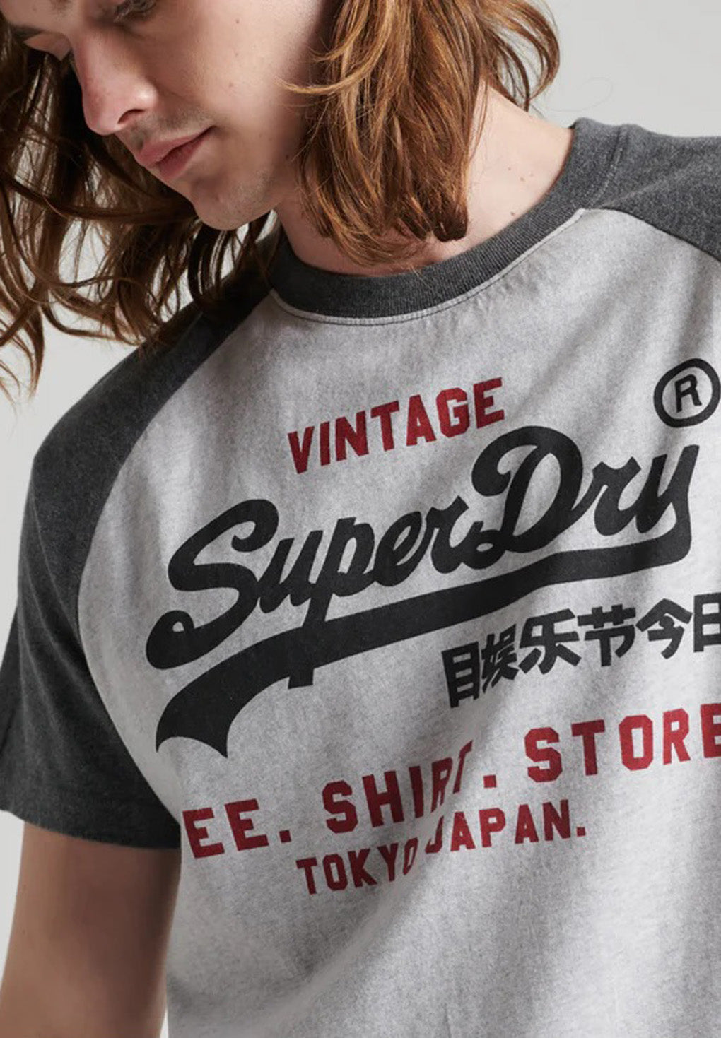 Superdry Organic Cotton Vintage Logo Raglan T-Shirt