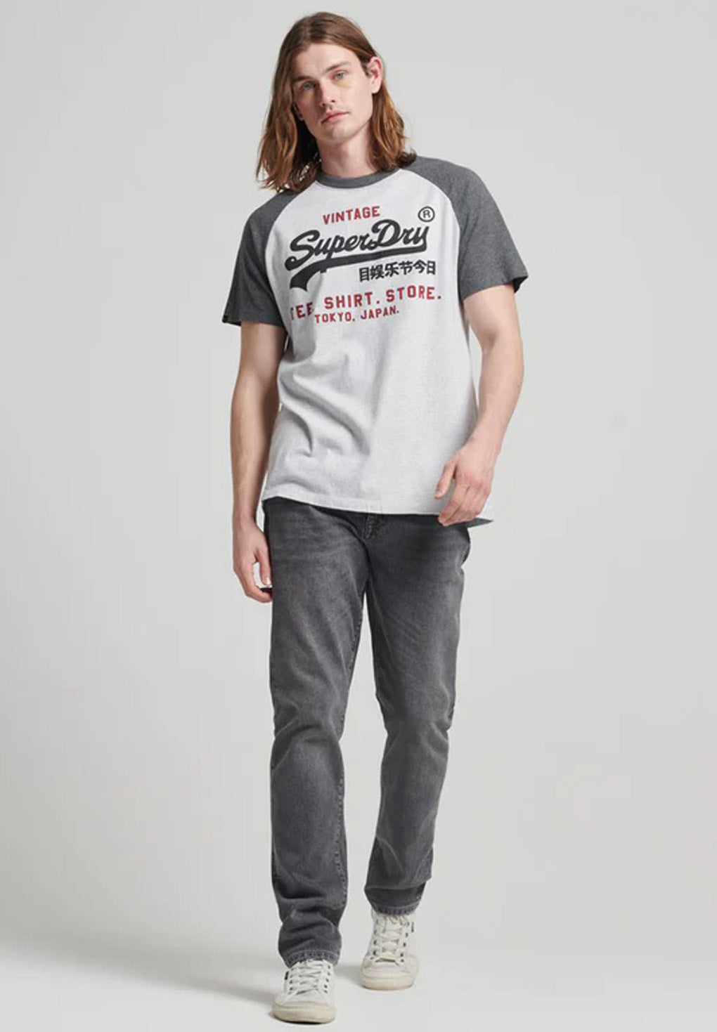 Superdry Organic Cotton Vintage Logo Raglan T-Shirt
