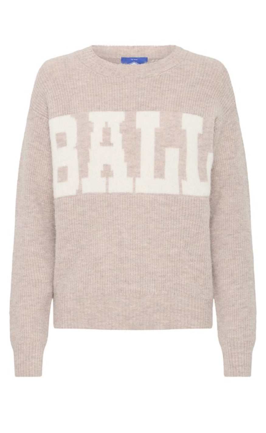 BALL Original Striktrøje - Stacy - Gray Morn Melange Rabat