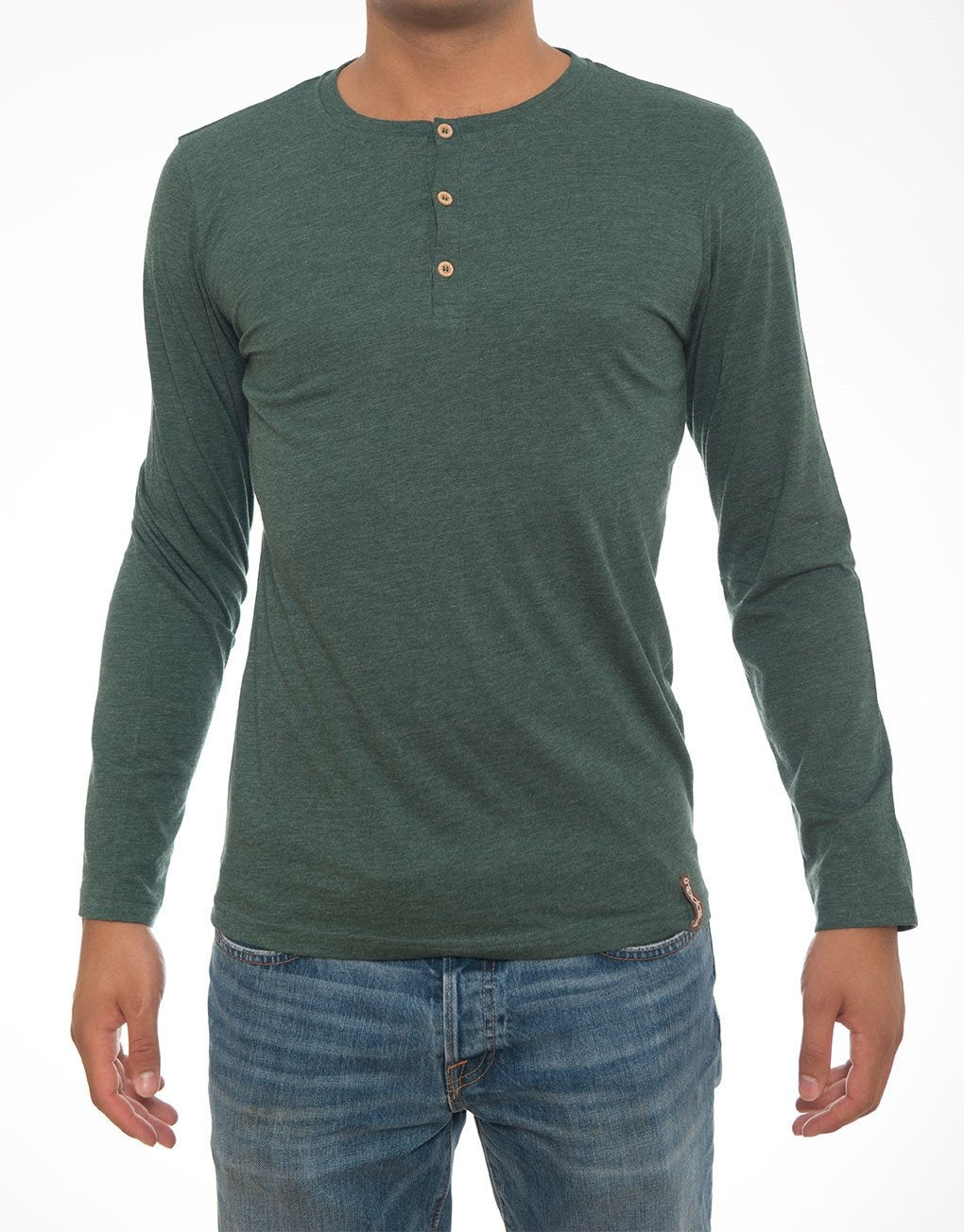 Iriedaily Henley LS T-Shirt Online Hot Salg