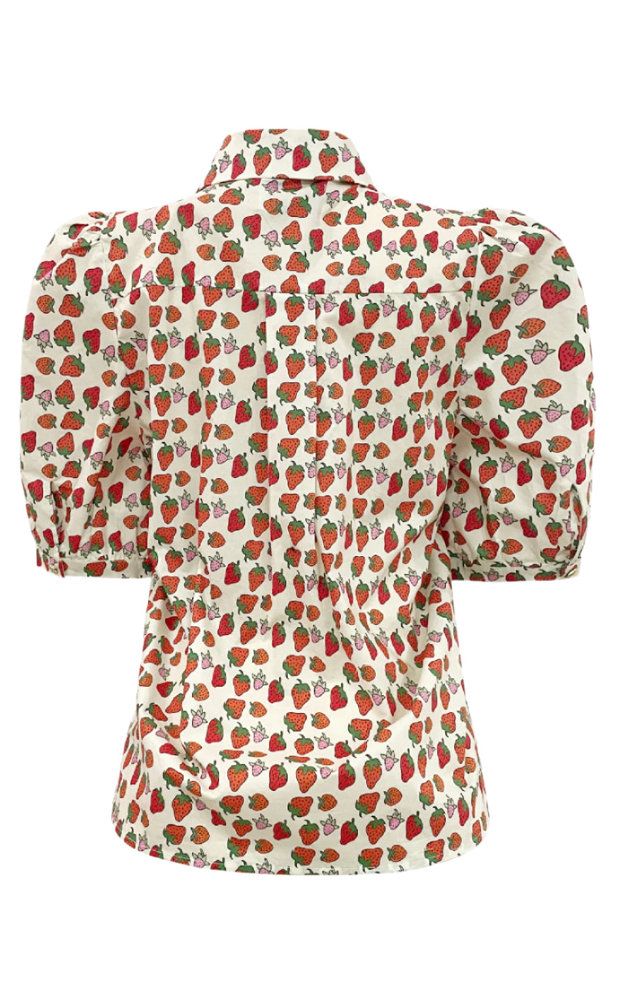 Liberte Bluse - Flora - Strawberry