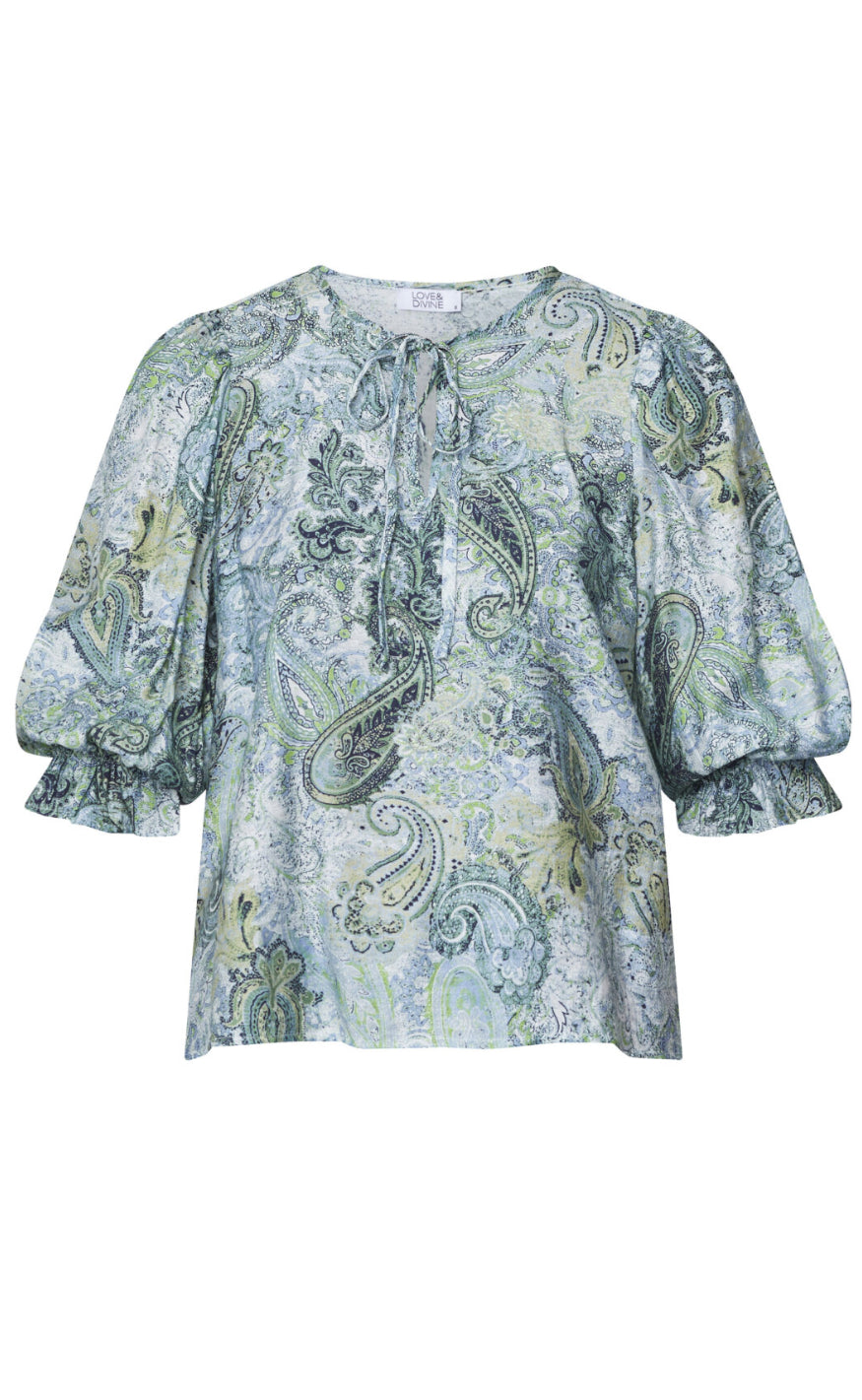 Love & Divine Bluse - Love1135-3 - Paisley