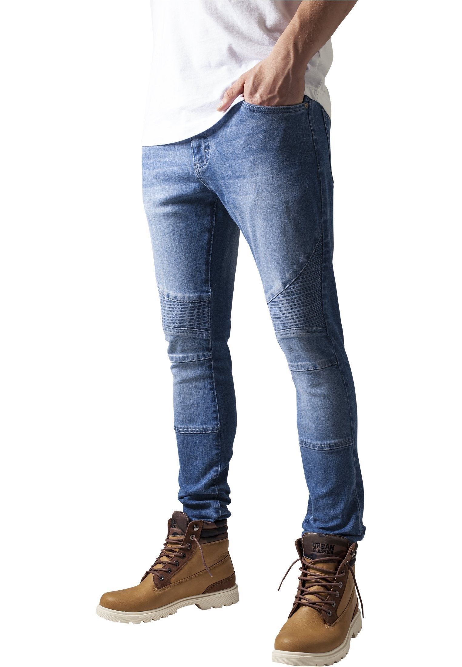 Urban Classics Slim Fit Biker Jeans