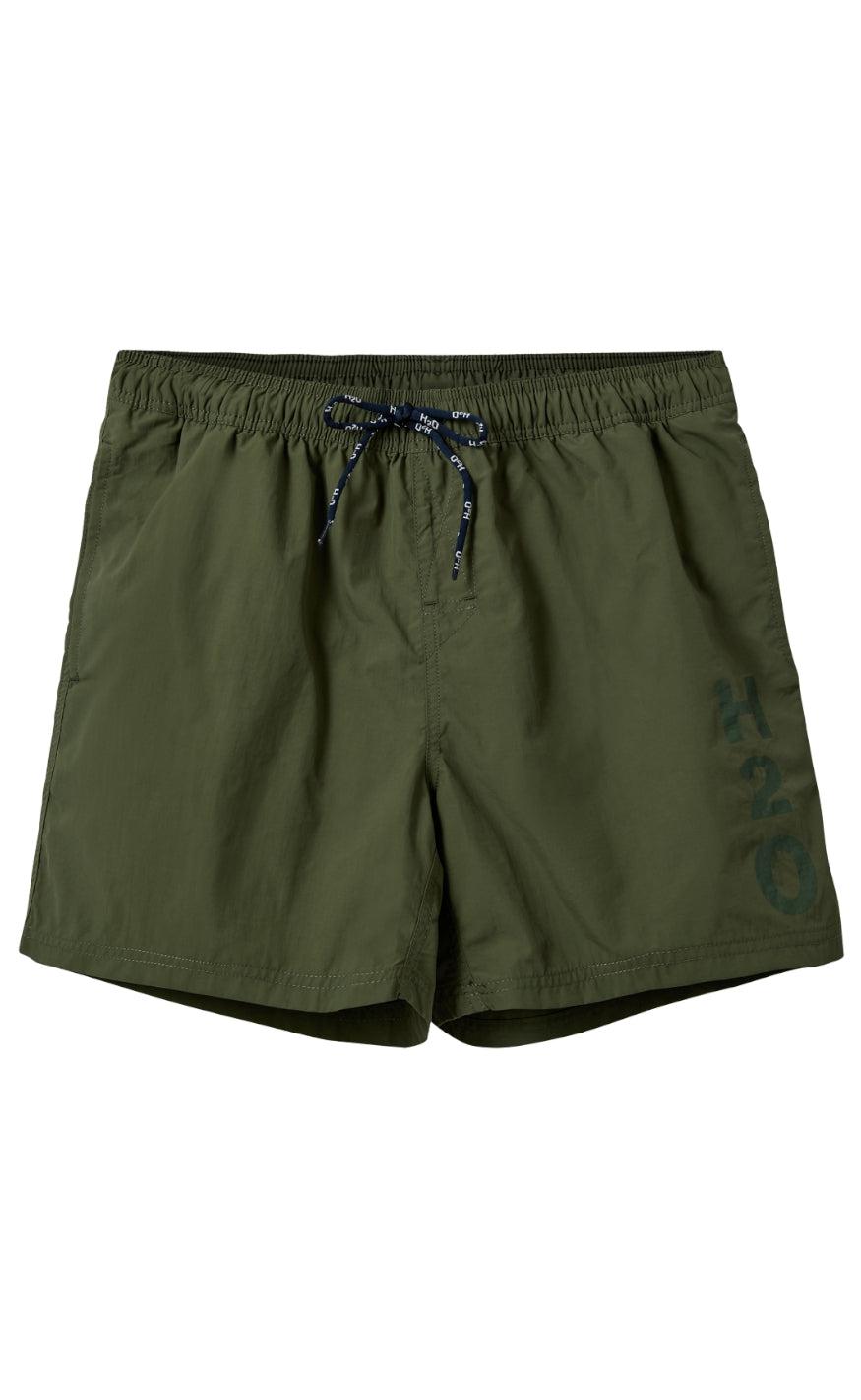 H2O Shorts - Leisure Logo - Army