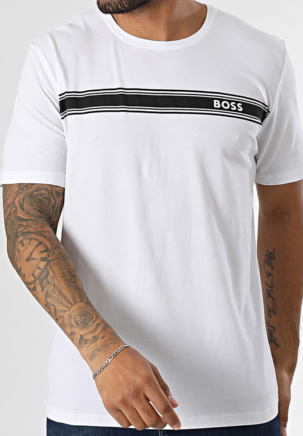 Hugo Boss Logo & Stripe 50527356-100 T-shirt