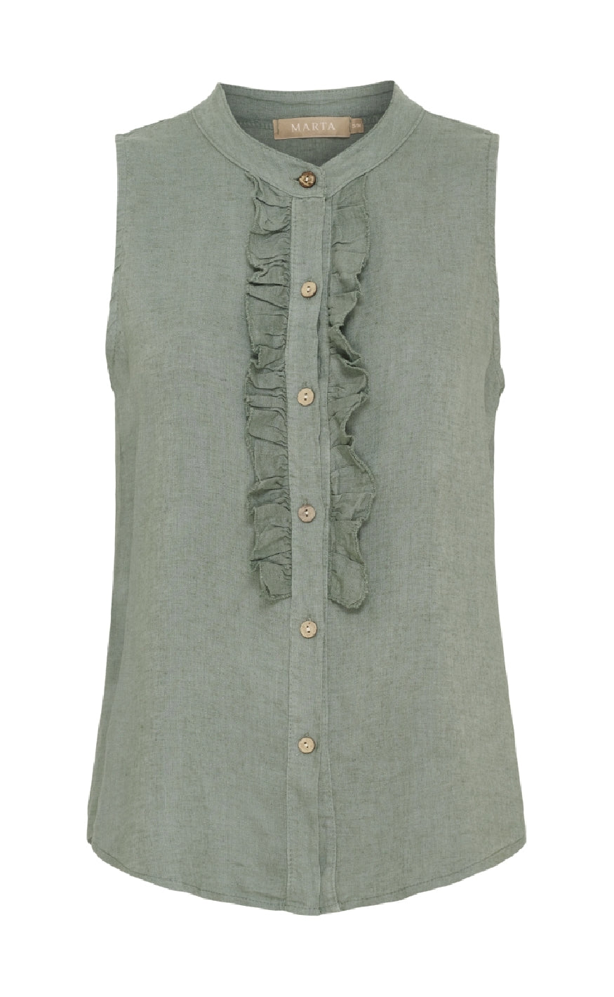 Marta Du Chateau Top - Malene - Military Mode