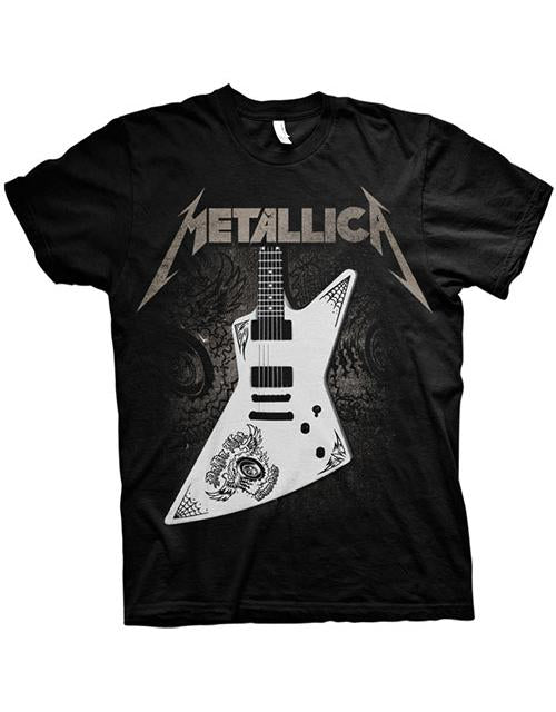 Metallica Papa Het Guitar T-Shirt Hot på udsalg