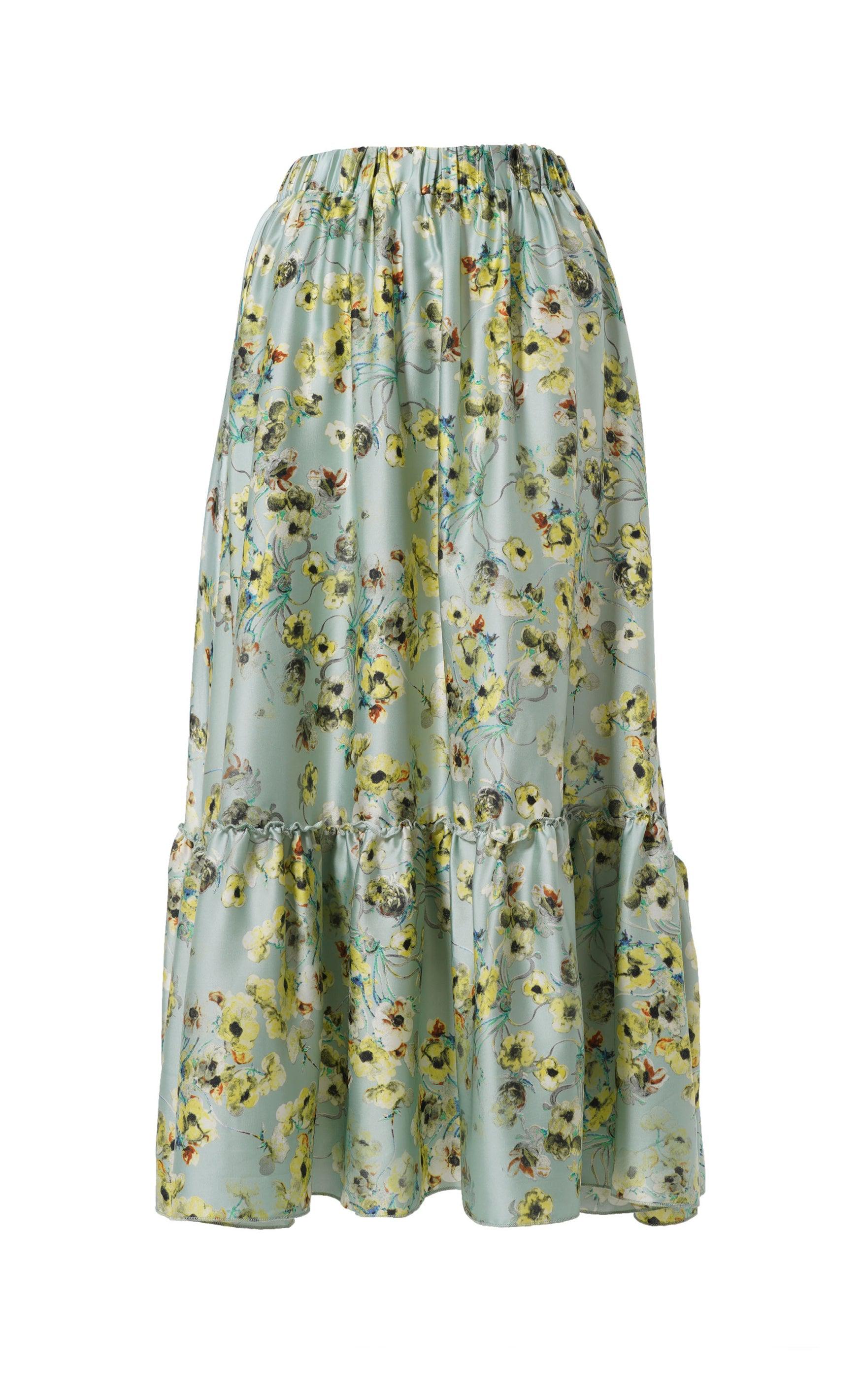 Say INA Copenhagen Nederdel - Hanna - Green Summer