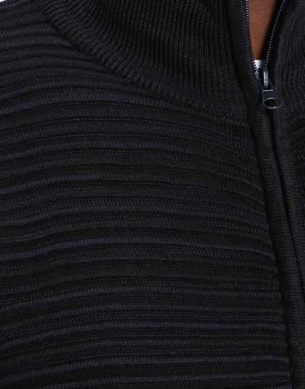 !Solid Struan Zip Knit