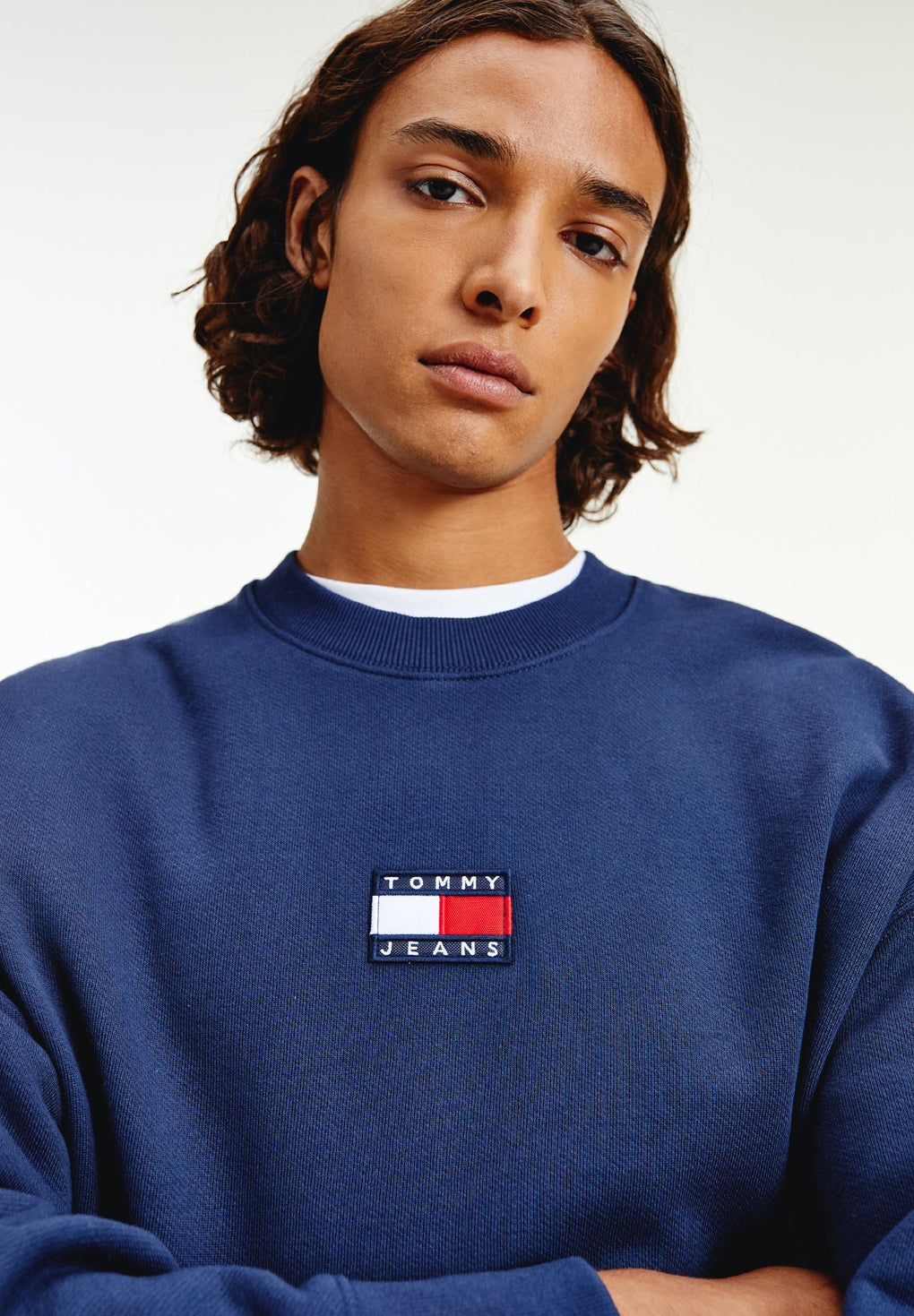 Tommy Hilfiger Jeans Badge Crew neck Sweatshirt Udsalg