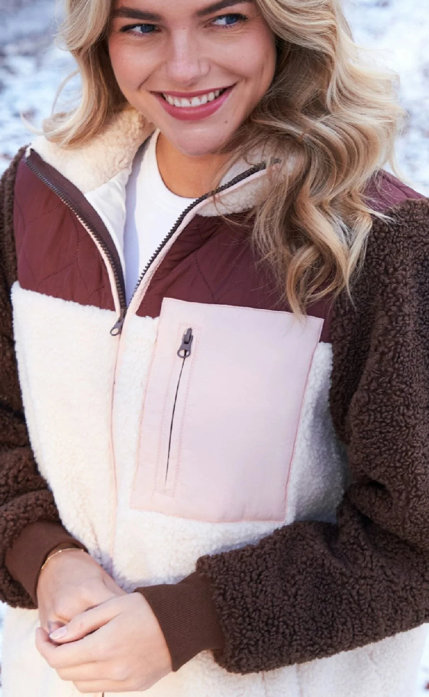 Neo Noir Jakke - Eagle Teddy - Burgundy