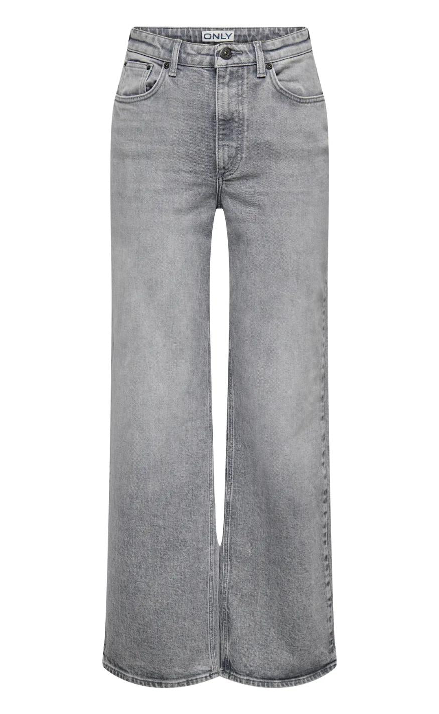 ONLY Bukser - Juicy Wide Leg - Medium Grey Denim Online
