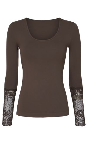 Tim & Simonsen Bluse - Mary - Caffe