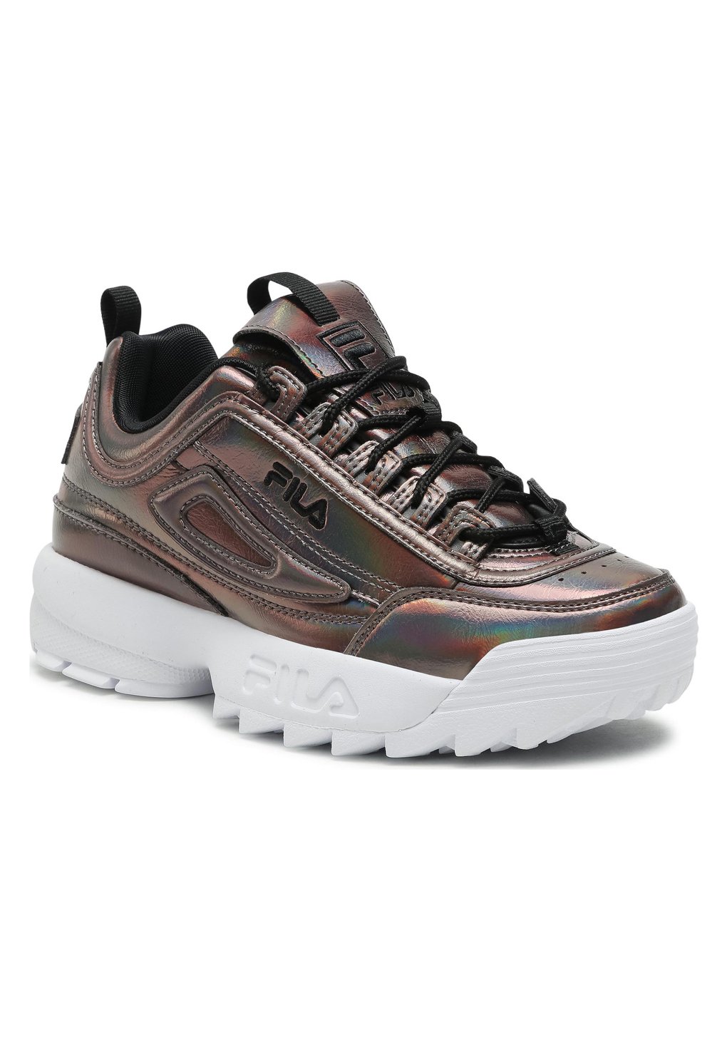 Fila Disruptor F Low Women Black Iridescent Hot på udsalg