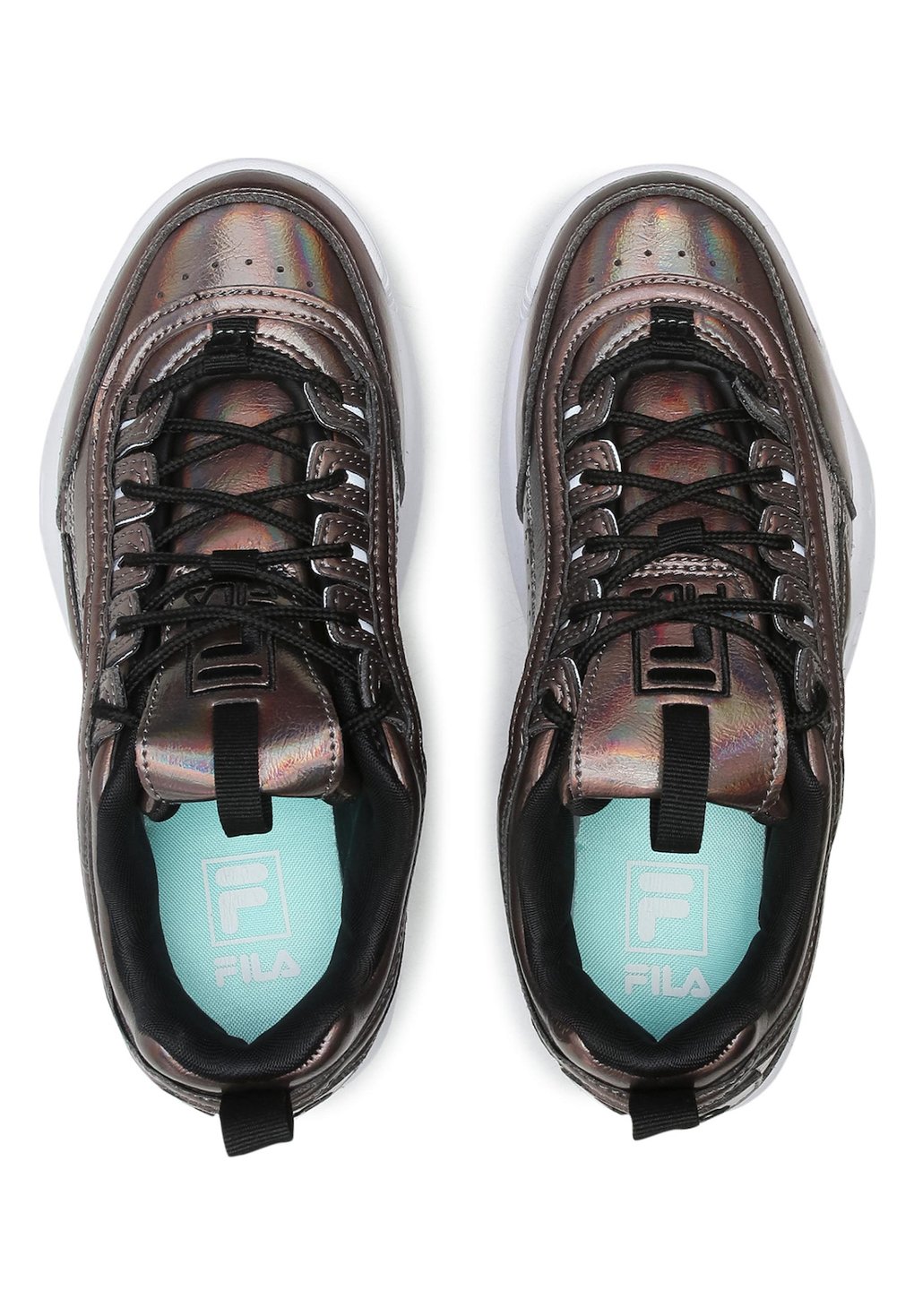 Fila Disruptor F Low Women Black Iridescent Hot på udsalg