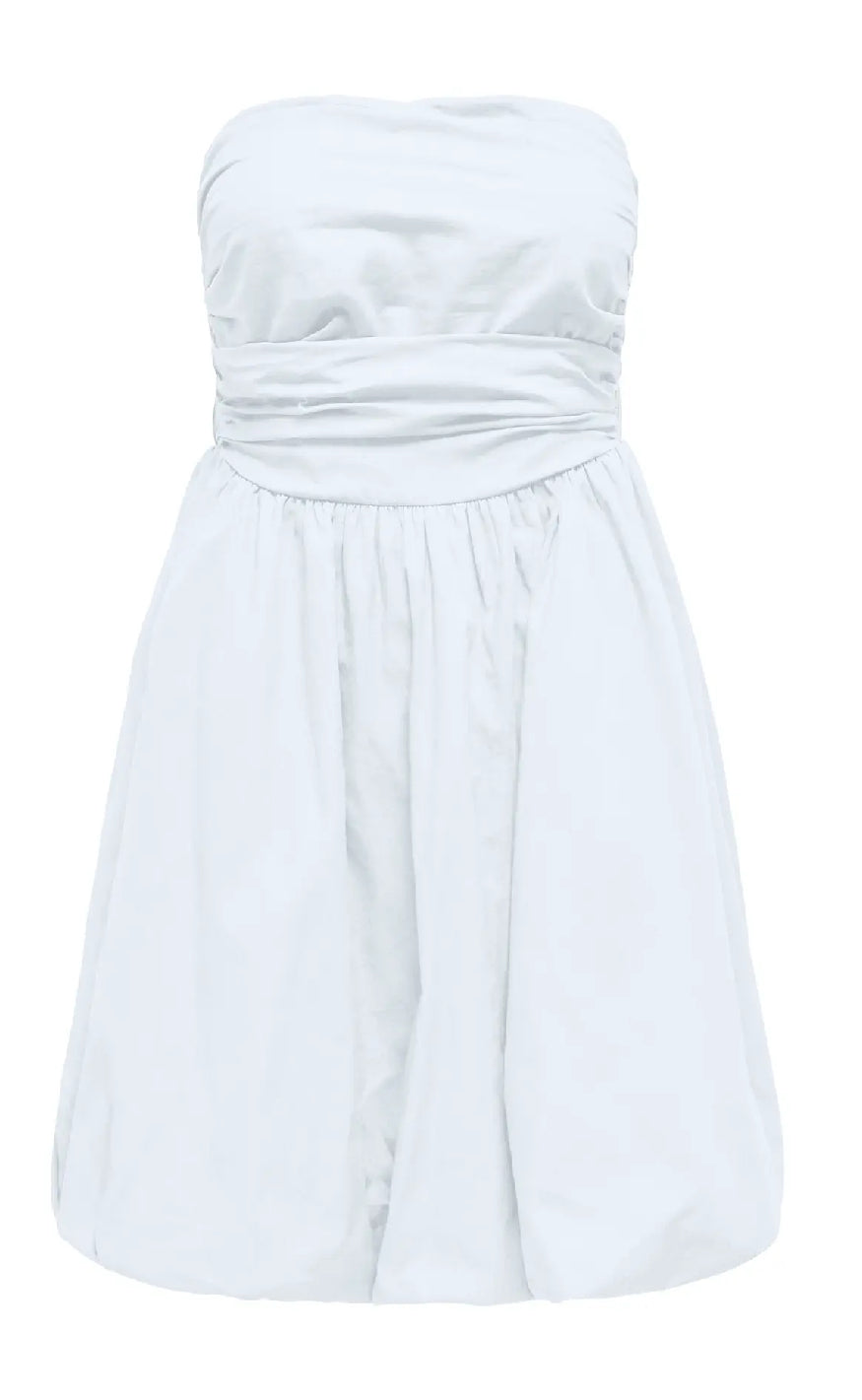 ONLY Kjole - Lesie - Bright White