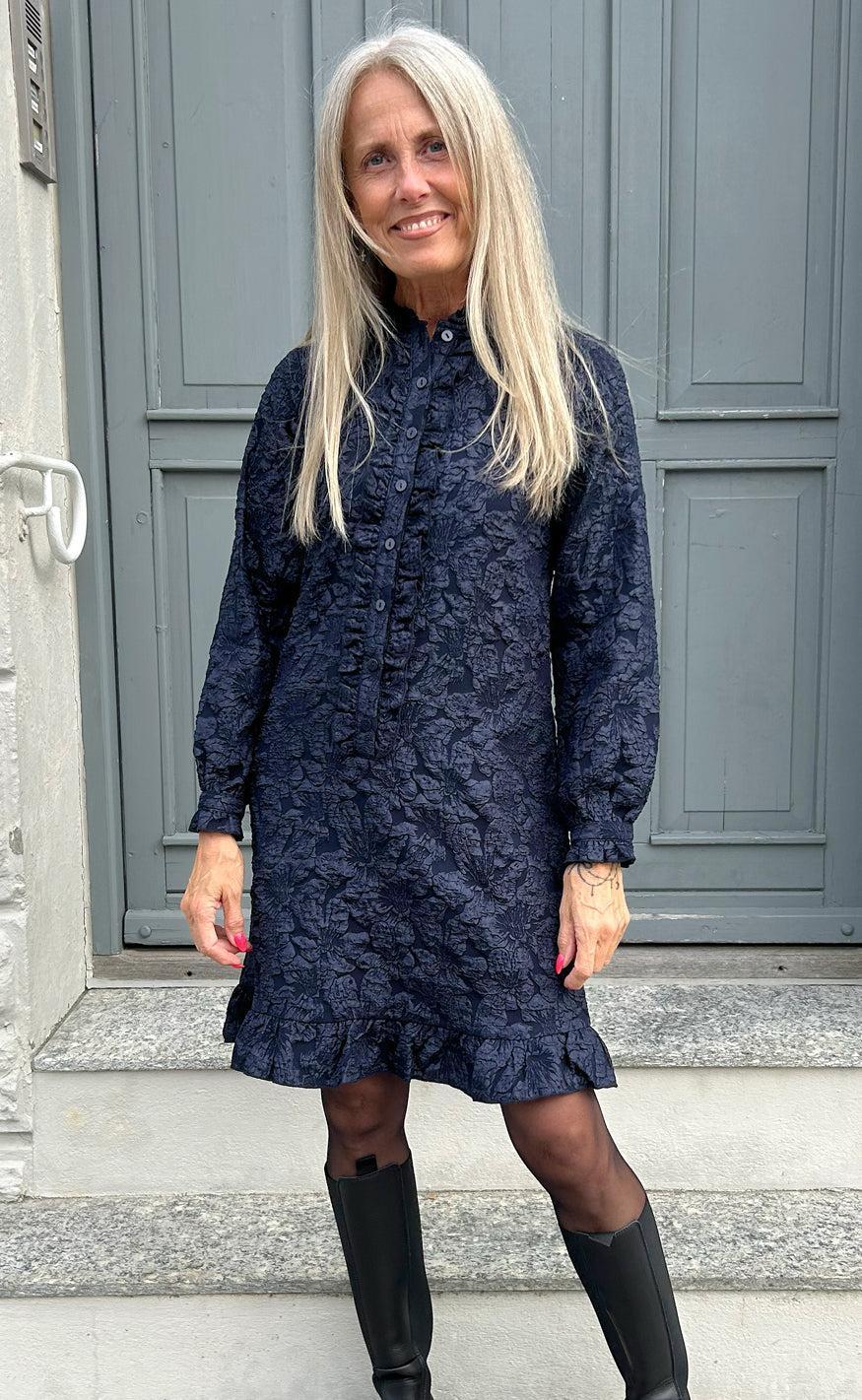 Say INA Copenhagen Kjole - Roxie - Navy Blue Mode