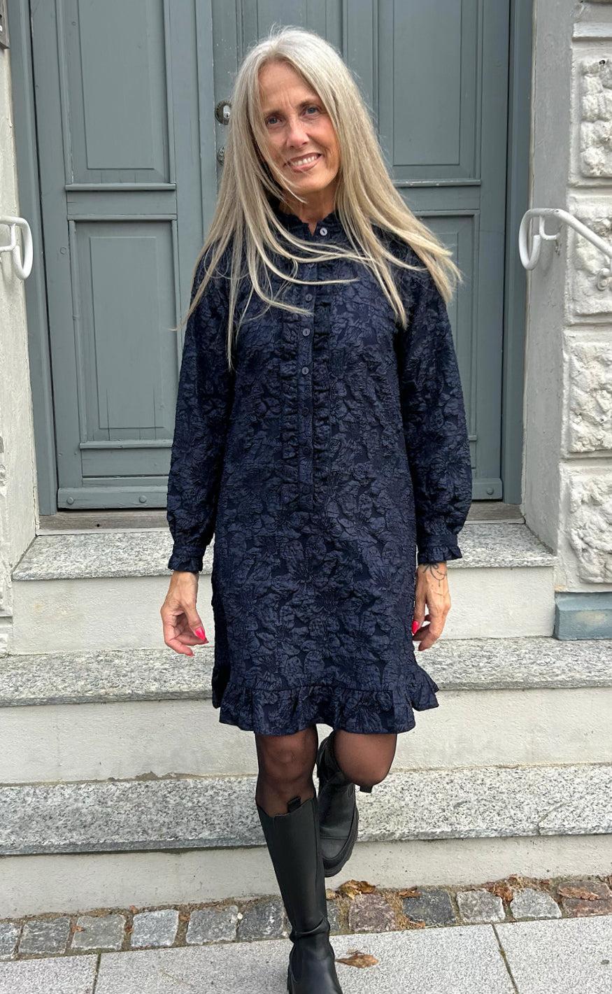 Say INA Copenhagen Kjole - Roxie - Navy Blue Mode