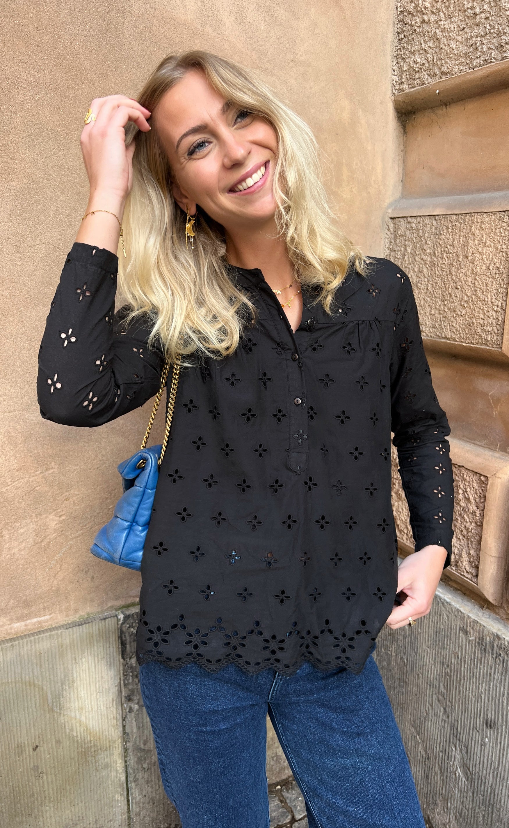 Say INA Copenhagen Skjorte - Kia - Black