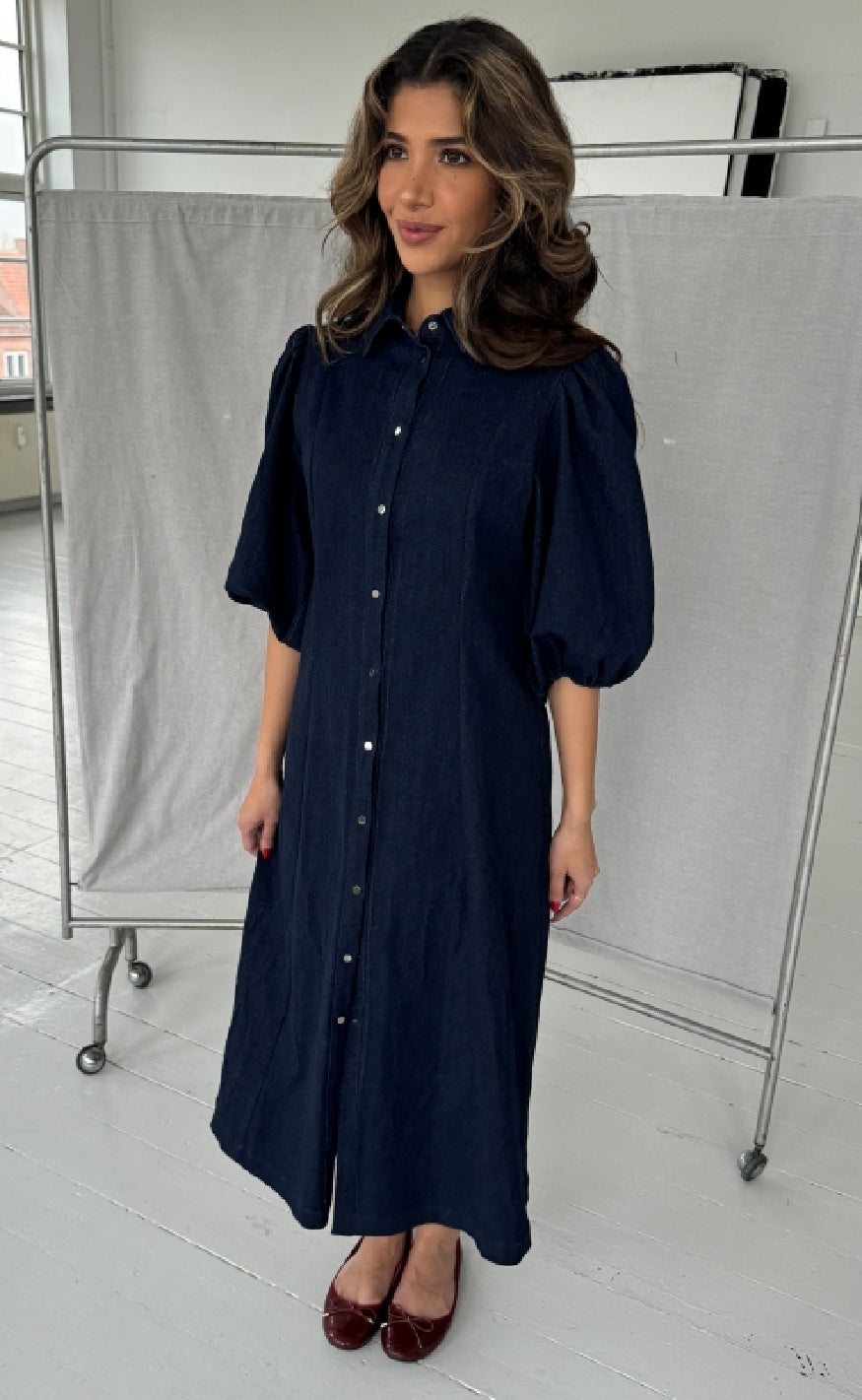 Continue Kjole - Martilda - Denim Levere