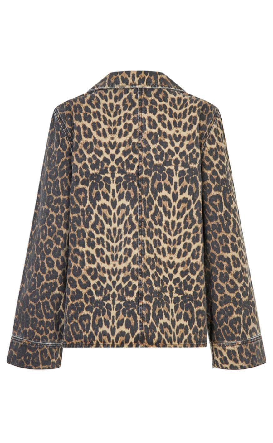 Global Funk Skjorte - Panema-G - Leopard Mist Levere