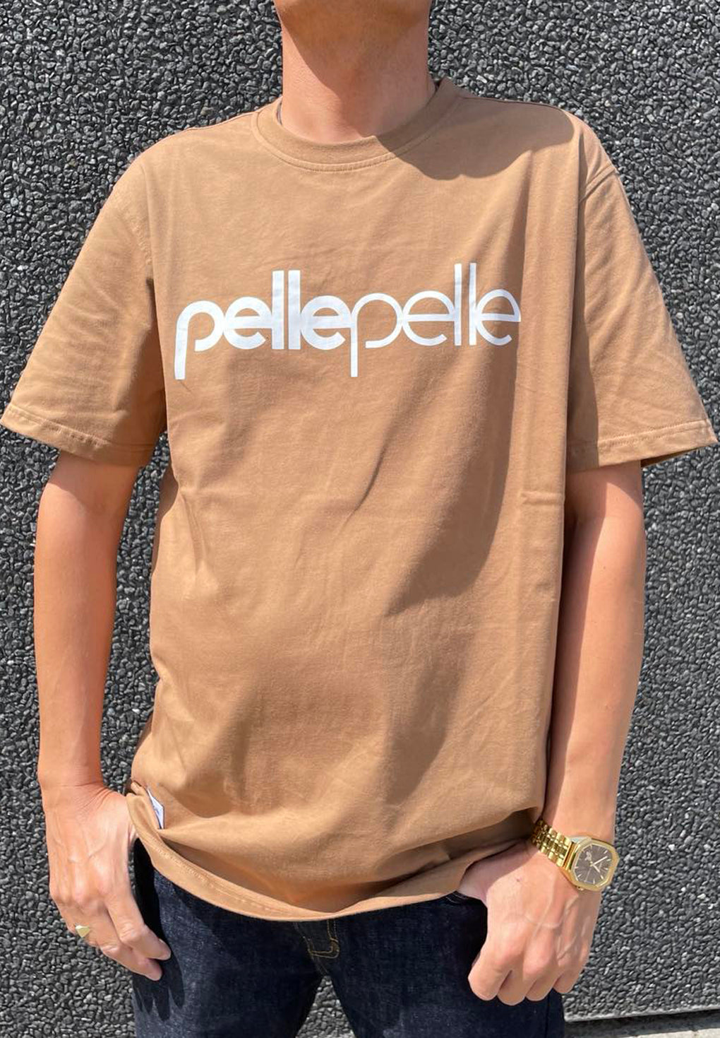 Pelle Pelle Back 2 the basics T-shirt Online Hot Salg