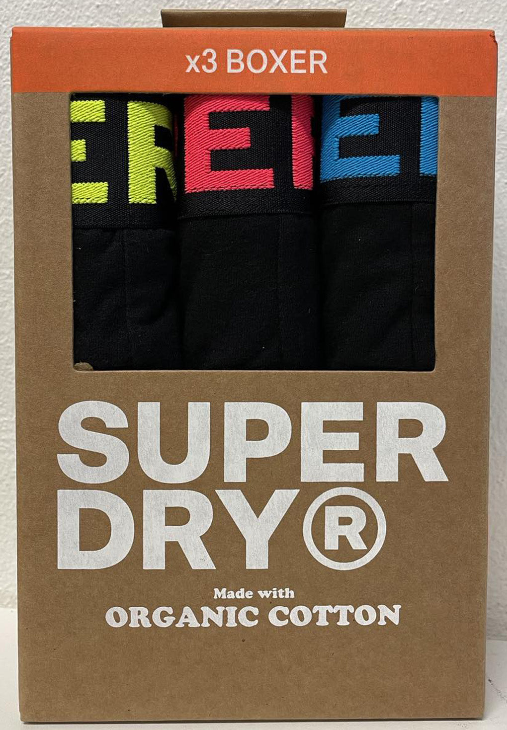 Superdry Organic Cotton Boxer Triple Pack (3par)