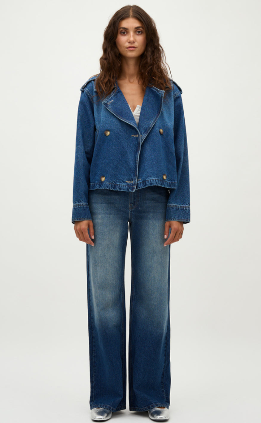 Global Funk Jakke - Steffia-G - Mid Vintage Blue