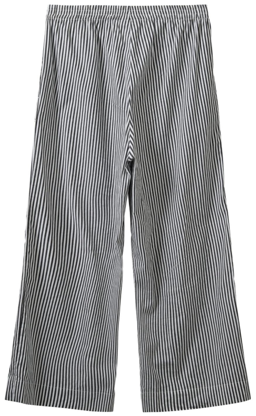 H2O Bukser - Rønne Essential - Black/White Stripe Online nu