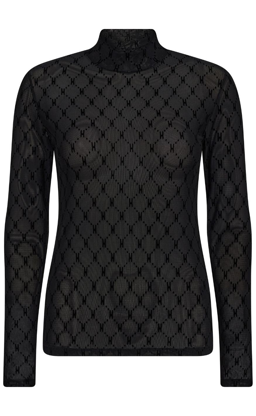 Hype The Detail Bluse - Mesh Turtle Neck - 9