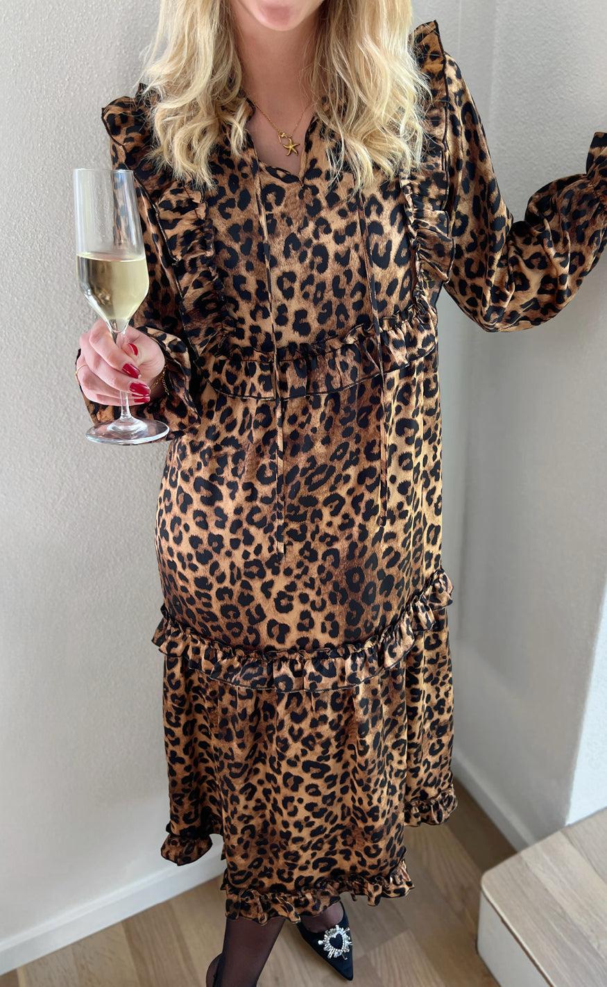 Say INA Copenhagen Kjole - Elina - Leopard