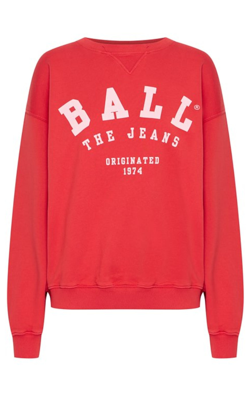 BALL Original Sweatshirt - Maldini - Chinese Red