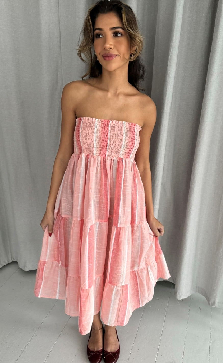 Continue Nederdel - Majse - Pastel Pink
