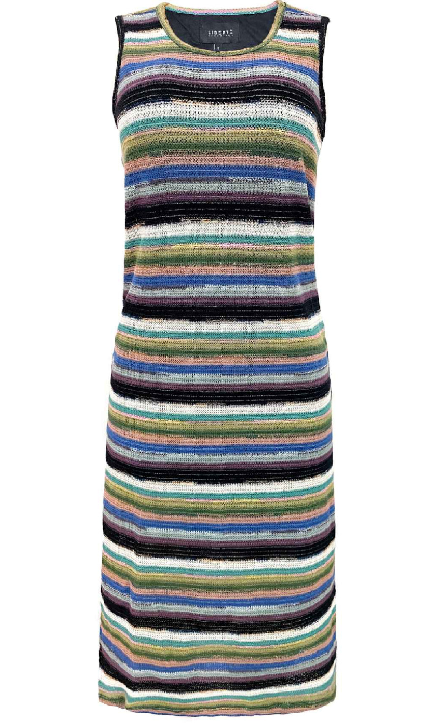 Liberte Kjole - Bia - Blurred Multi Stripe