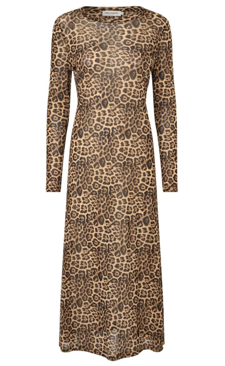 Lollys Laundry Kjole - Logan Maxi - Leopard Print Levere