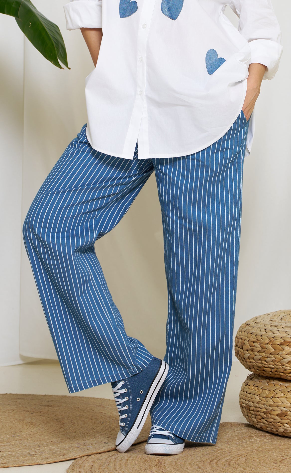 Marta Du Chateau Bukser - Ninette - Medium Blue