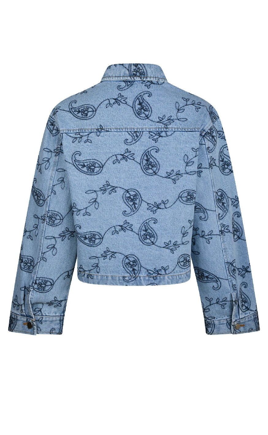 Neo Noir Jakke - Emilia Embrodiery - Blue