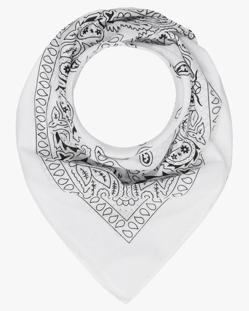 Paisley Bandana White