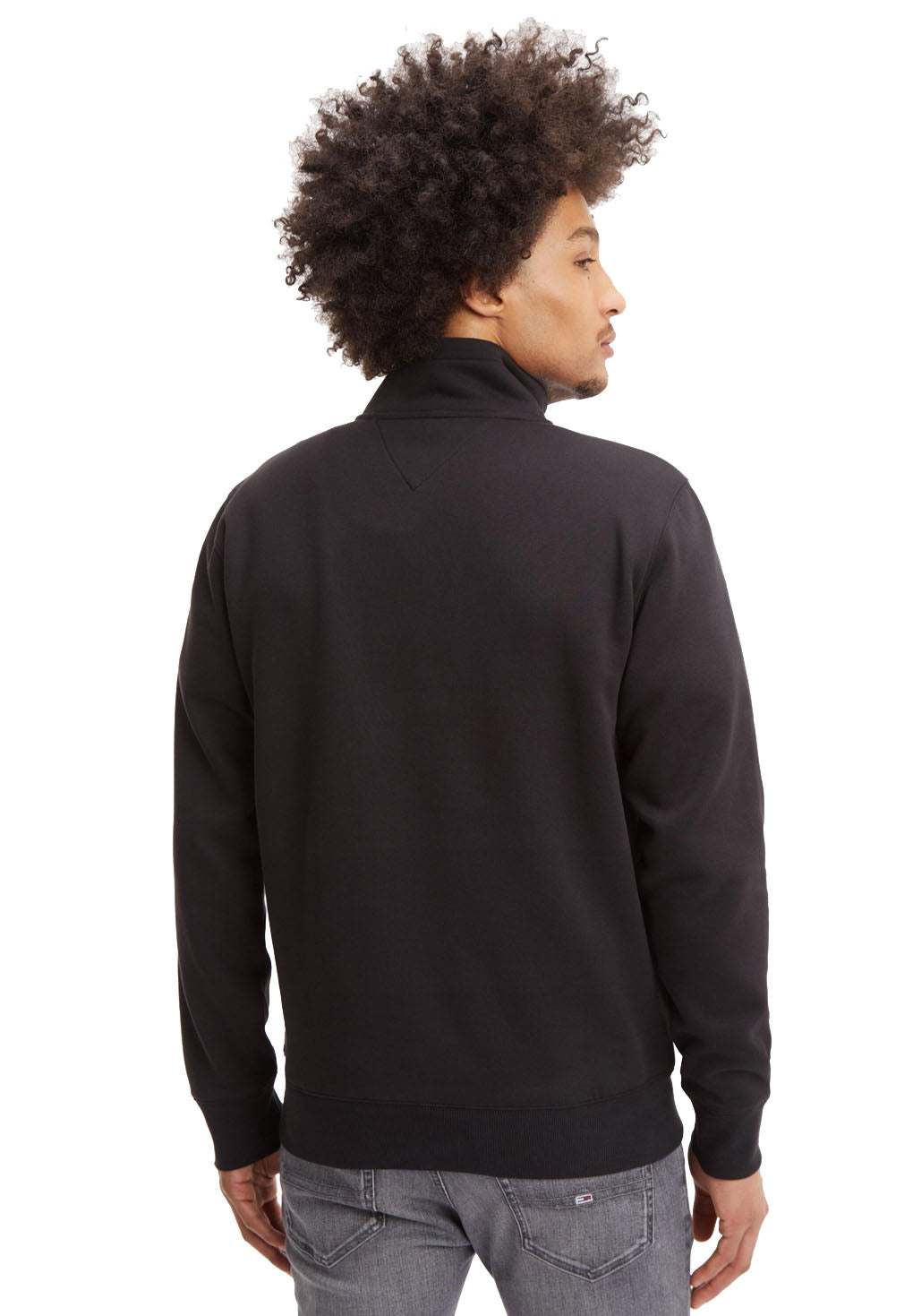 Tommy Jeans TJM Flag Patch Half Zip Sweatshirt