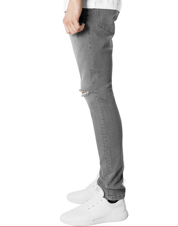 Urban Classics Slim fit Knee Cut Jeans