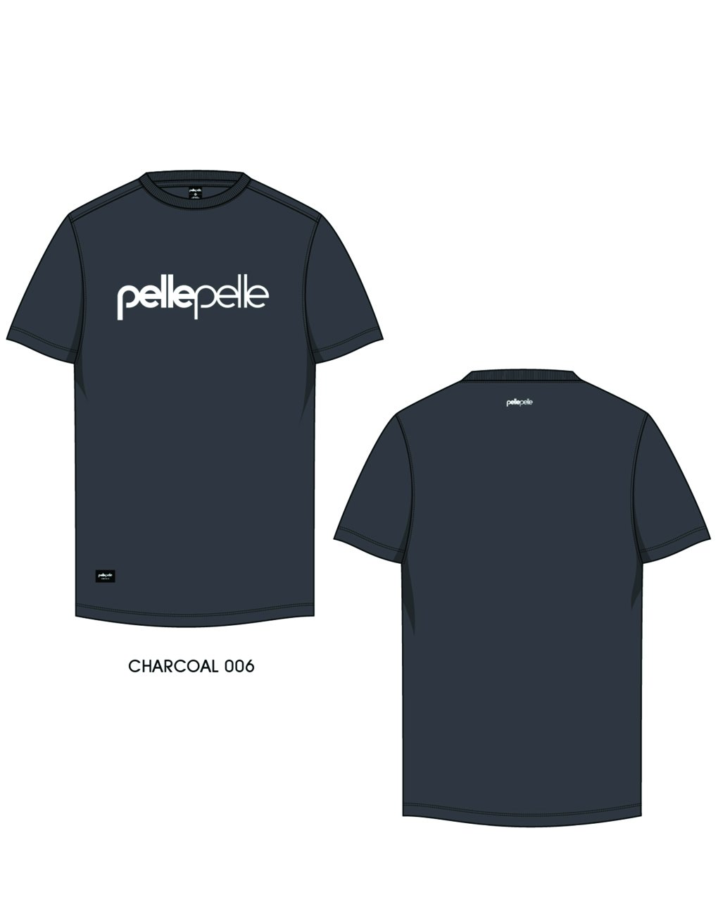 Pelle Pelle Back 2 the basics T-shirt Mode