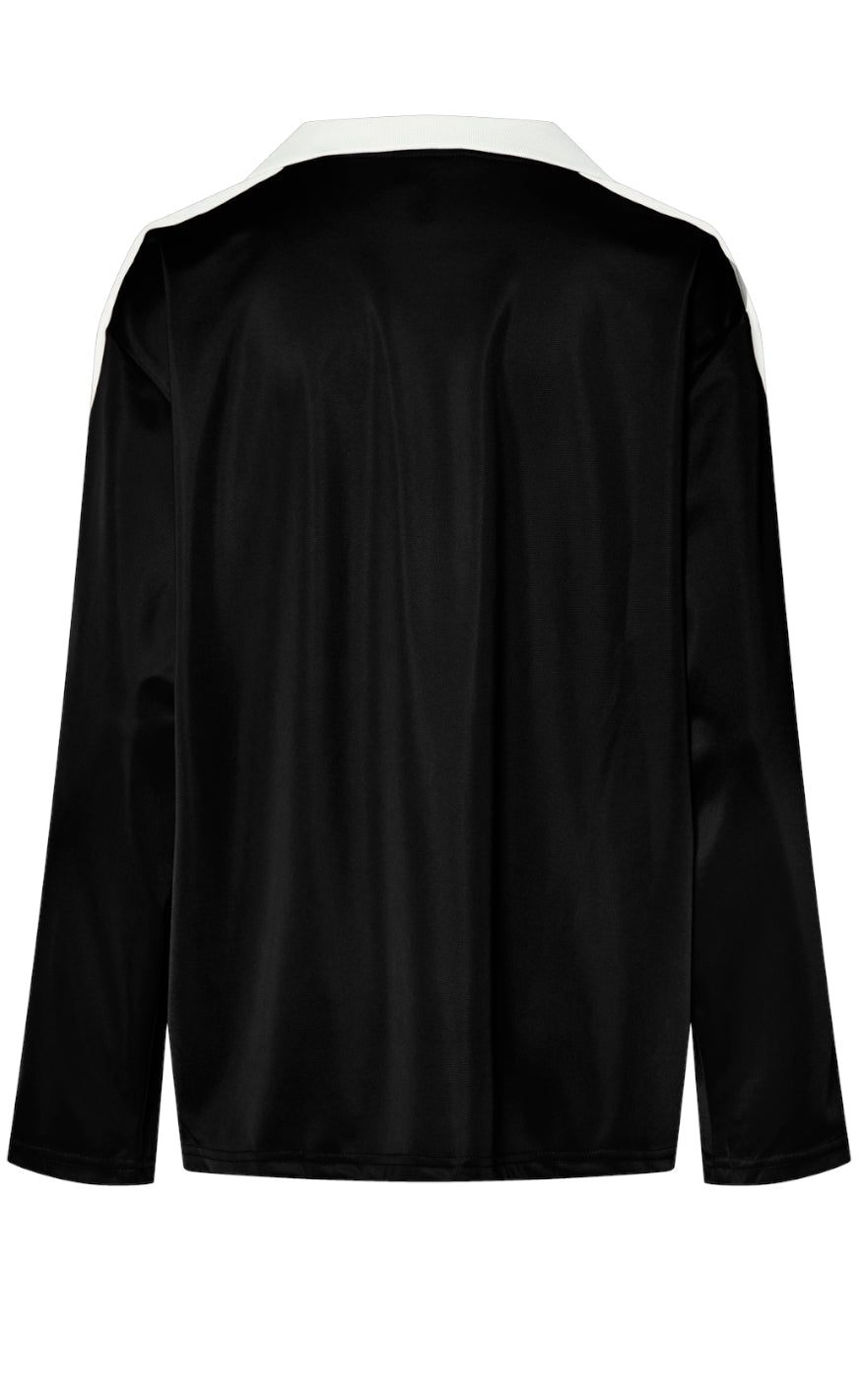Pieces Bluse - Grace - Black/Bright White Online